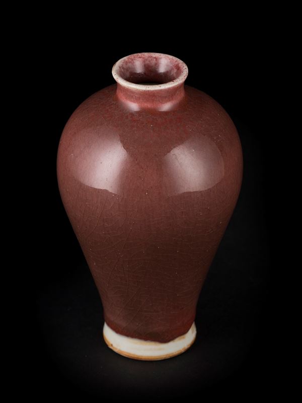 A COPPER-RED MEIPING 