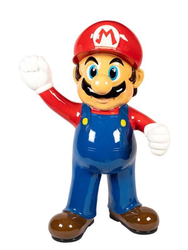 A SUPER MARIO BROS FIGURE STATUETTE