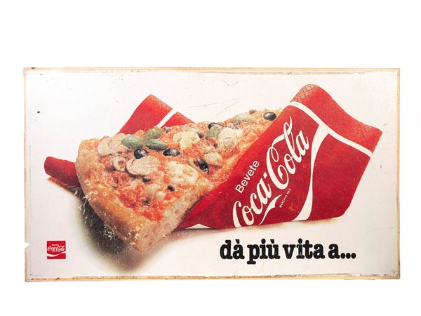 DOUBLE-SIDED 1970S BAR SIGN