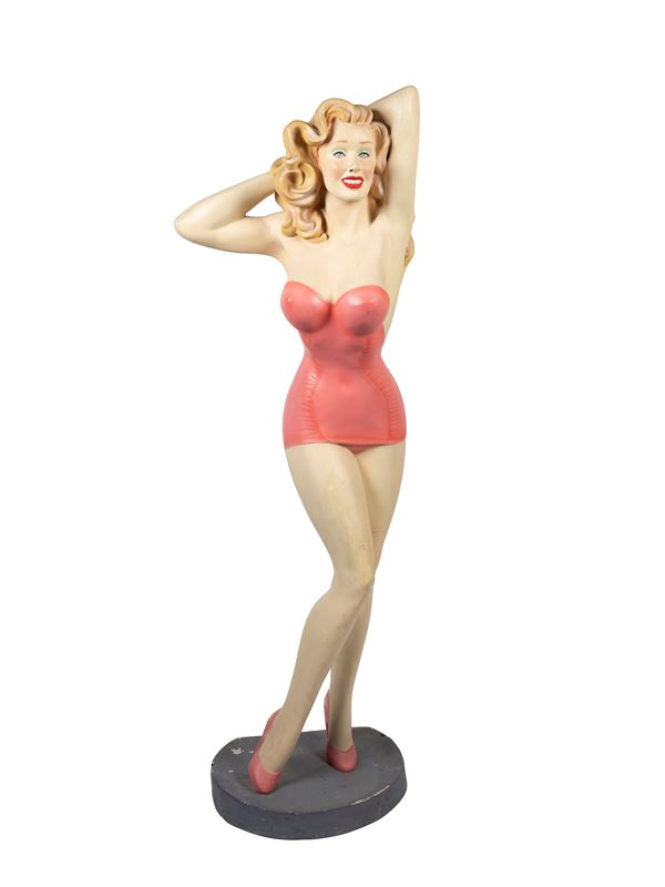 AMERICAN USA PIN-UP FIGURINE STATUE