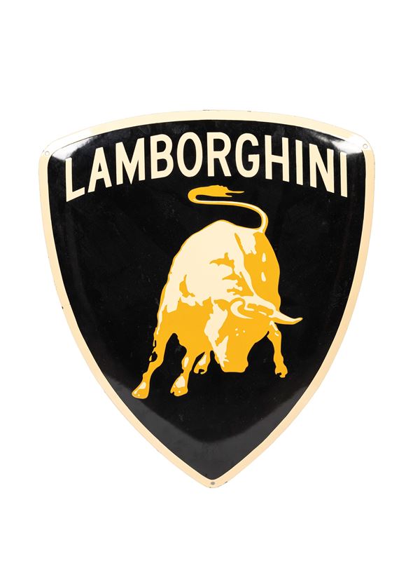 LAMBORGHINI AUTOMOBILES ADVERTISING SIGN