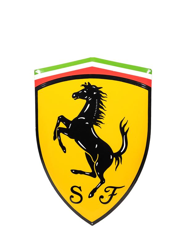 FERRARI AUTOMOBILES SHIELD ADVERTISING SIGN