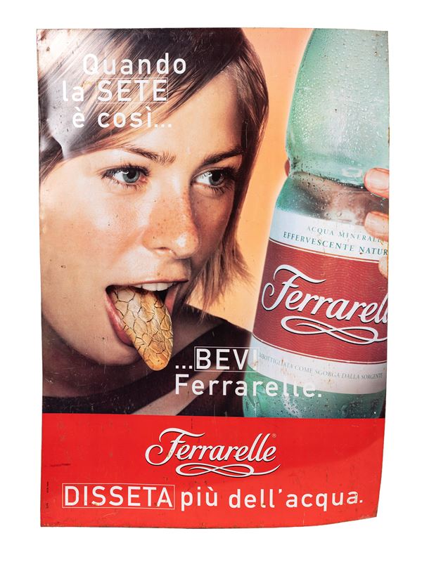 VINTAGE FERRARELLE ADVERTISING SIGN, 1980s