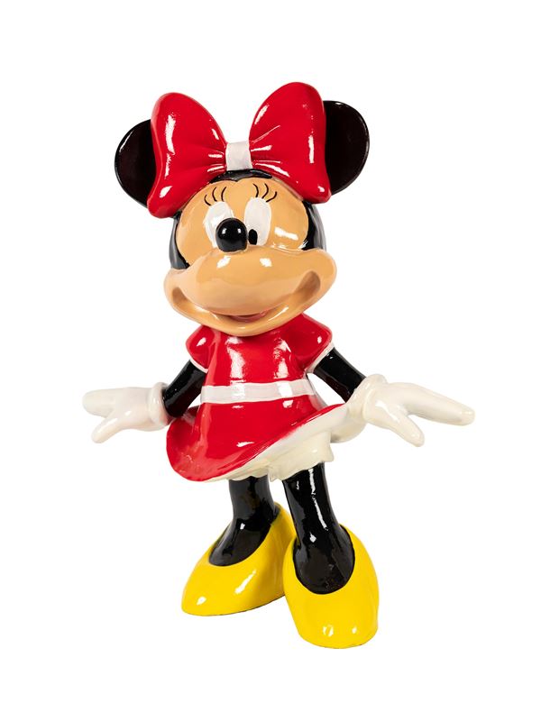 A MINNIE MOUSE (WALT DISNEY) RESIN FIGURE