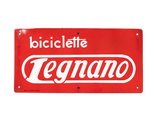 A LEGNANO BICYCLES ADVERTISING SIGN