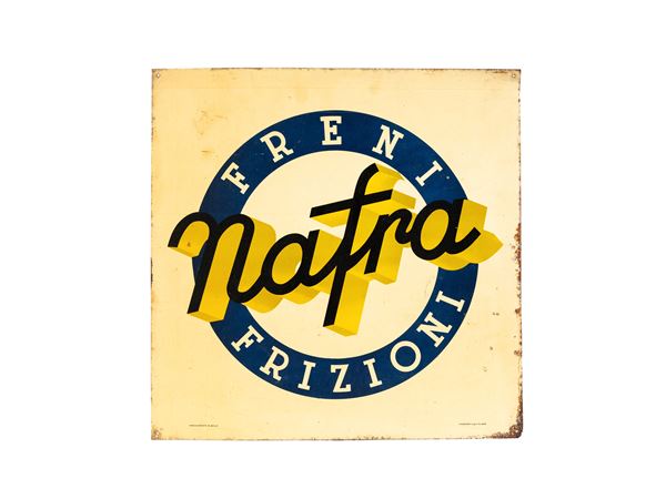 A MAFRA BRAKES AND CLUTCHES ADVERTISING SIGN