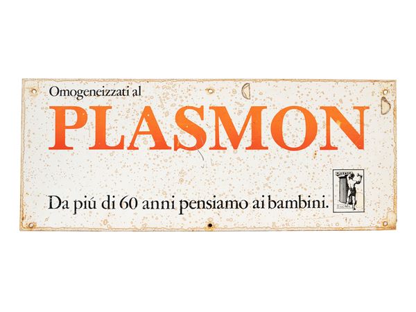 PLASMON HOMOGENISED PRODUCTS ADVERTISING SIGN