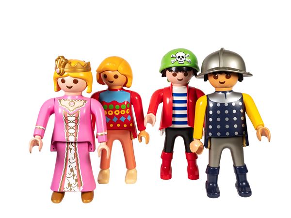 SET OF 4 GIANT XXL PLAYMOBIL FIGURES