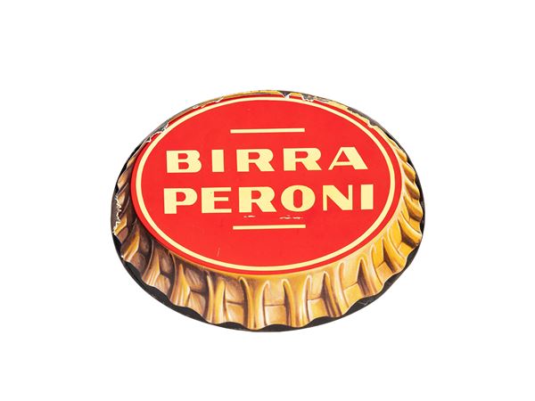 1960s PERONI BEER ADVERTISING BADGE