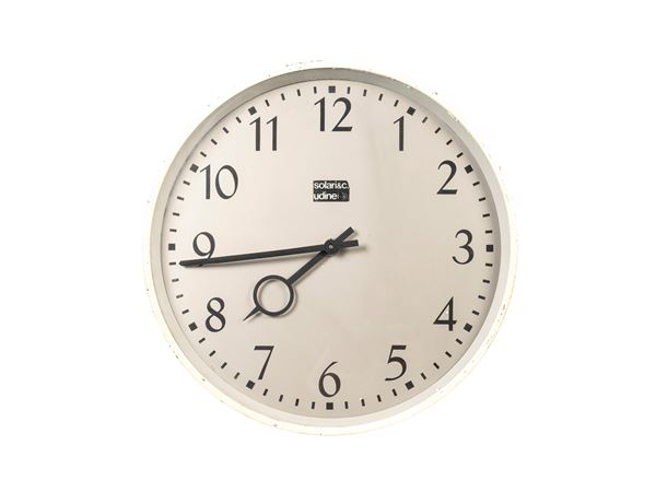 INDUSTRIAL DESIGN CLOCK – SOLARI & C., UDINE