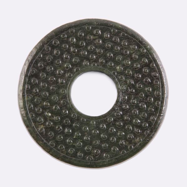 ARCHAISTIC GREEN JADE DISC