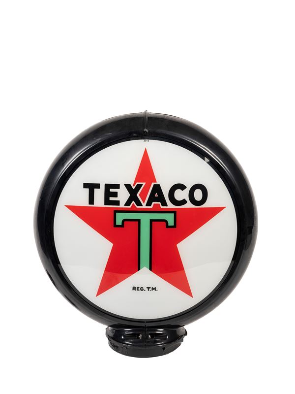 VINTAGE TEXACO DOUBLE-SIDED GAS PUMP SIGN