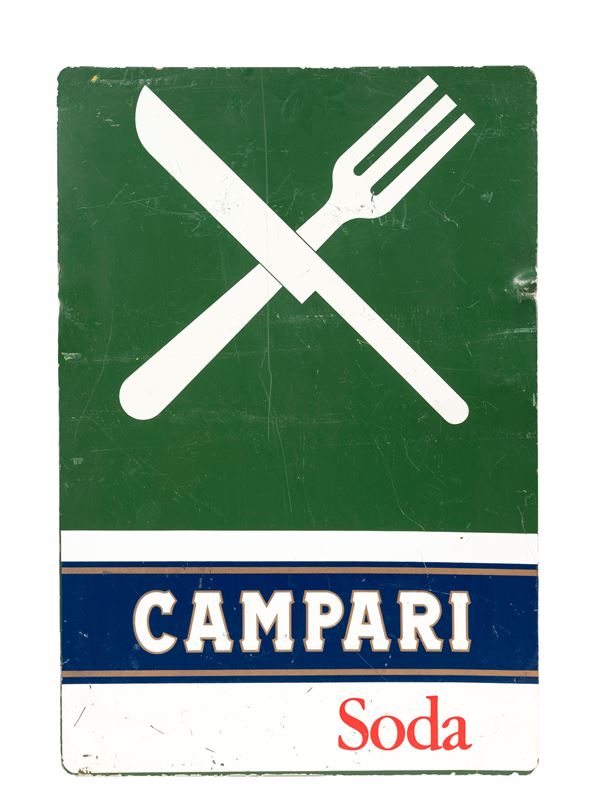 HIGHWAY ADVERTISING SIGN FROM AUTOGRILL, CAMPARI SODA