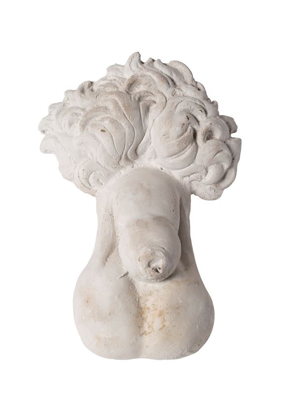 ANCIENT PLASTER CAST SCULPTURE – MICHELANGELO'S DAVID, MALE GENITALIA
