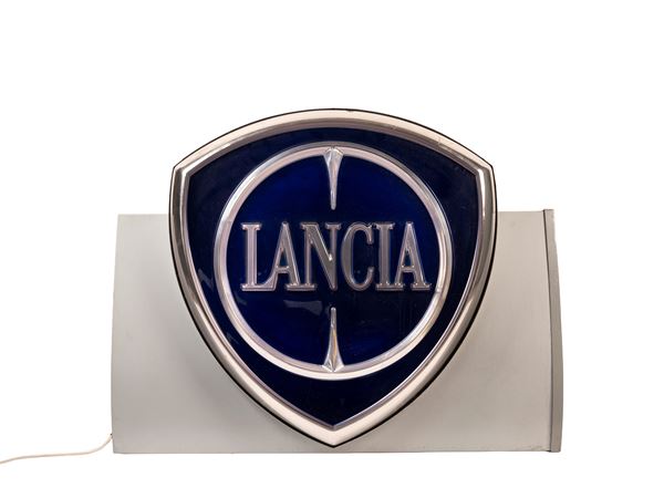 ORIGINAL LANCIA SHIELD ADVERTISING SIGN
