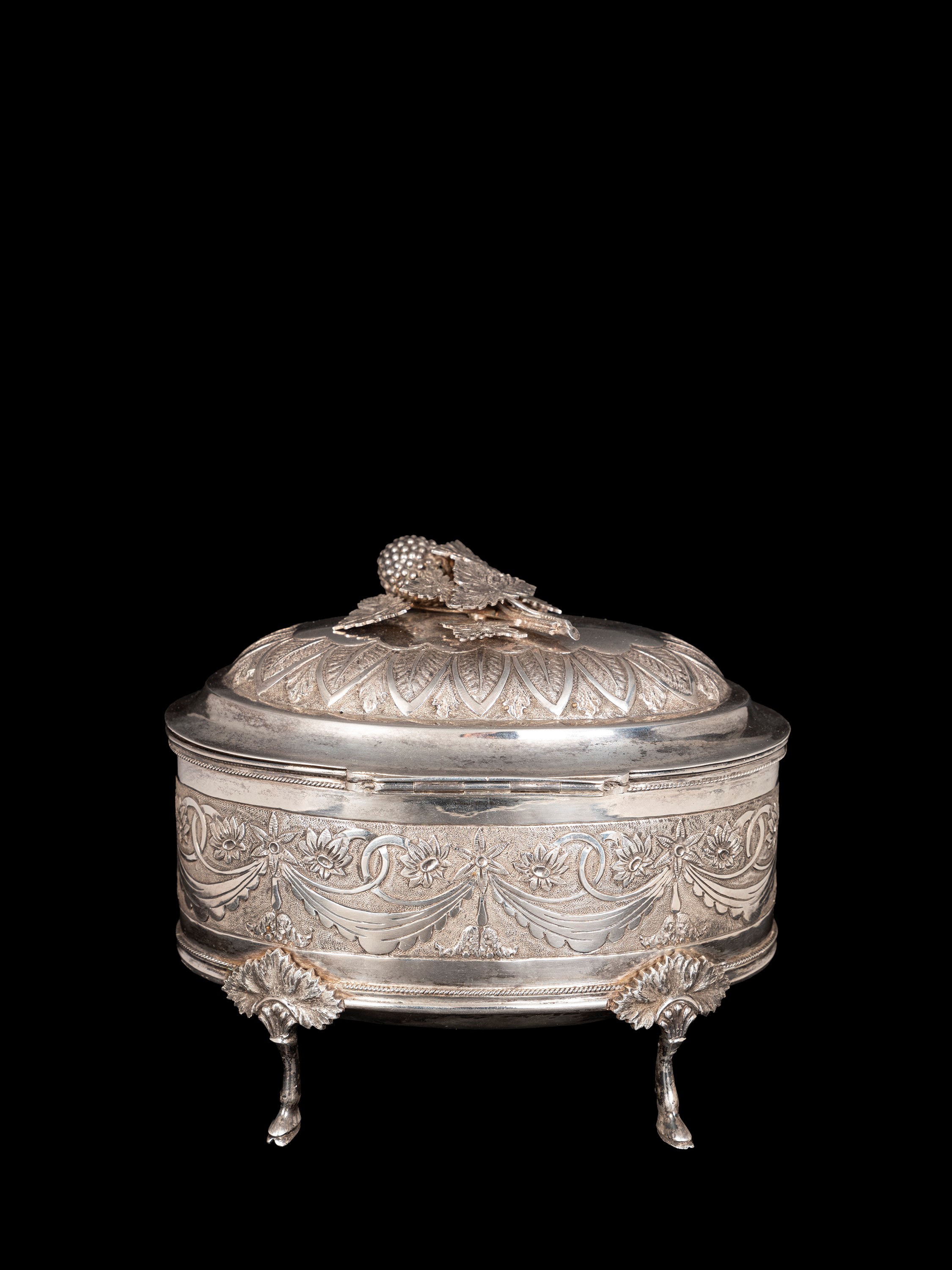 GRANDE ZUCCHERIERA IN ARGENTO