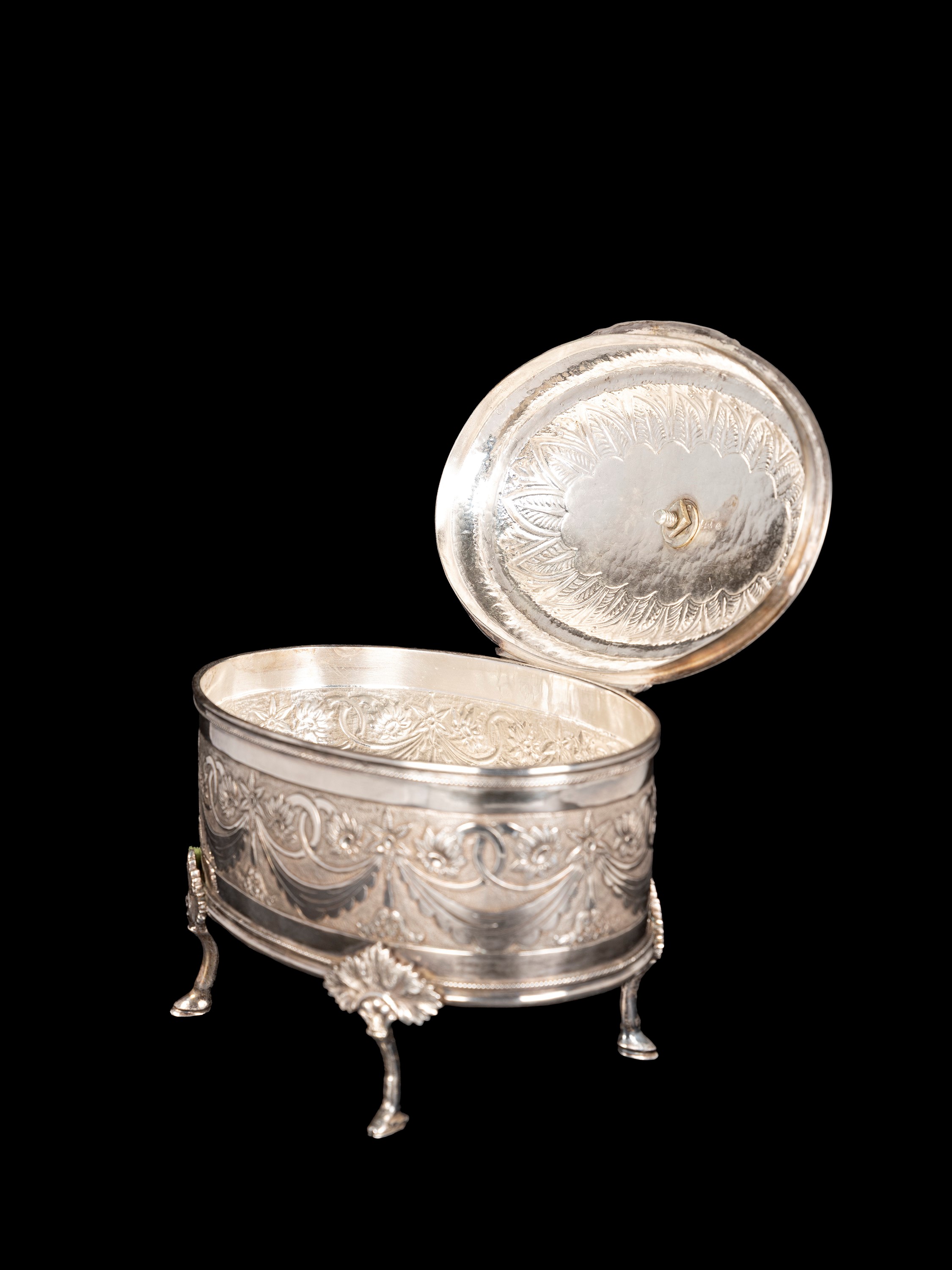 GRANDE ZUCCHERIERA IN ARGENTO