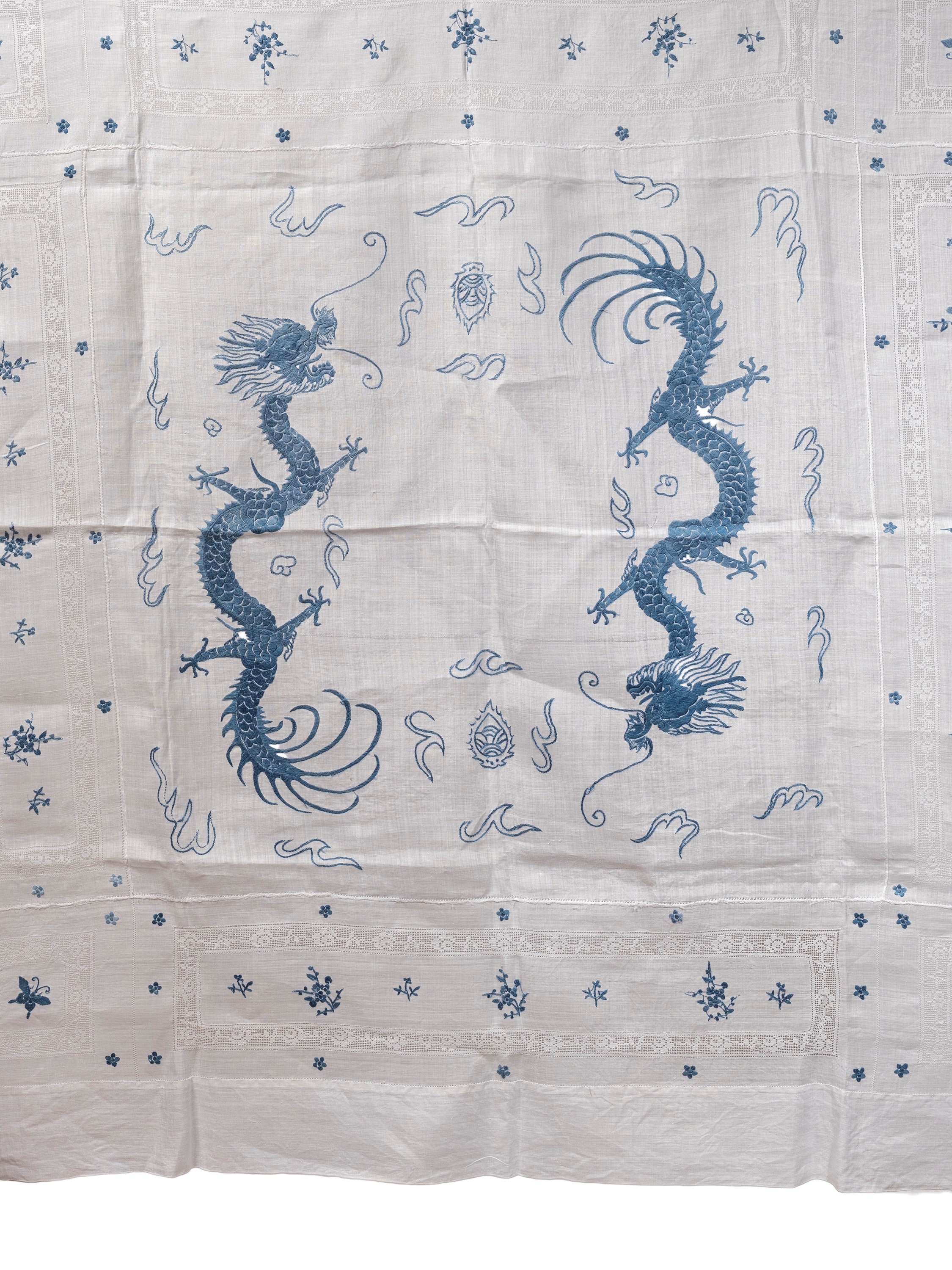 Servizio di tovaglie bianche, Cina, XX secolo