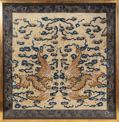 Ricamo in seta, Cina dinastia Qing (1644-1911)