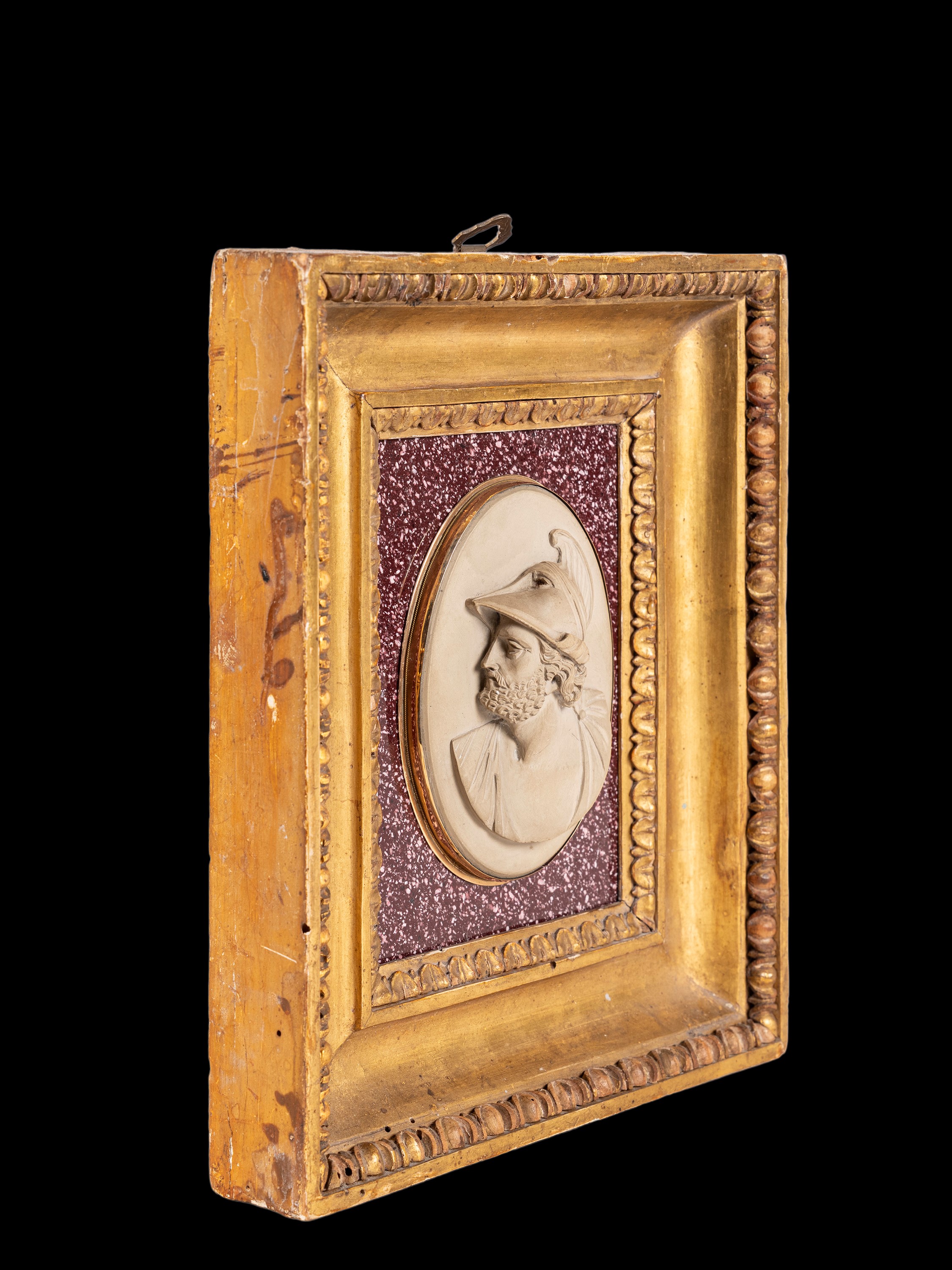 MINIATURA IN PIETRA LAVICA E ORO