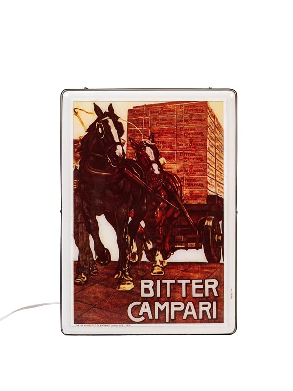 A BITTER CAMPARI LIGHTED SIGN LAMP