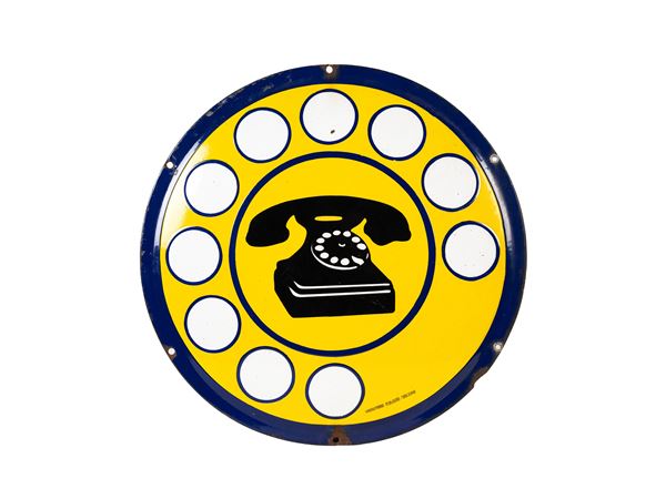 SIP SIGN FROM THE 1970s, SINGLE-SIDED