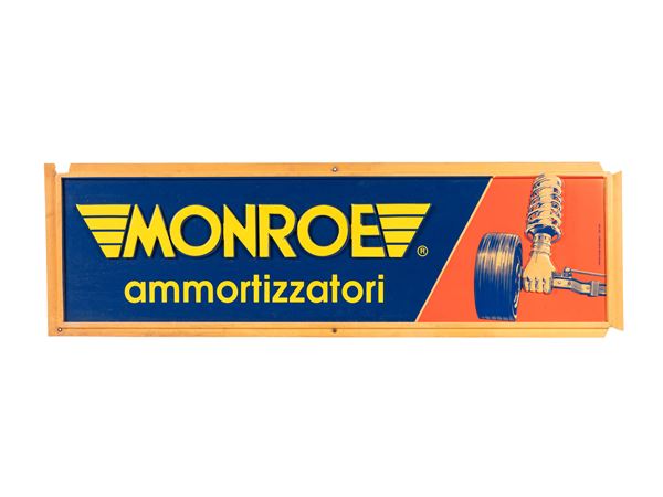 AN 1980s MONROE SHOCK ABSORBERS WORKSHOP SIGN