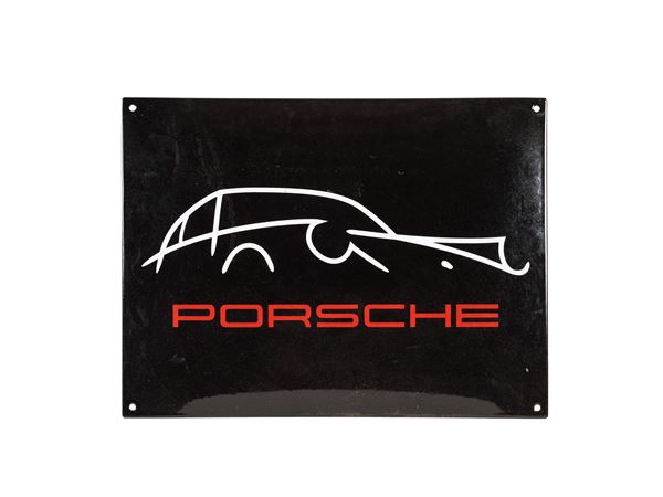 PORSCHE AUTOMOBILES ADVERTISING SIGN