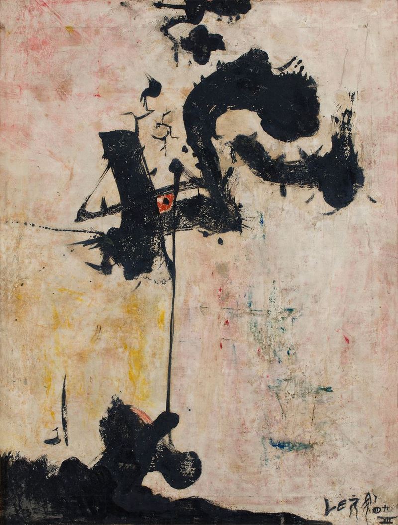 Li Yuan Chia, Gesto - Olio su Tela (1960)
