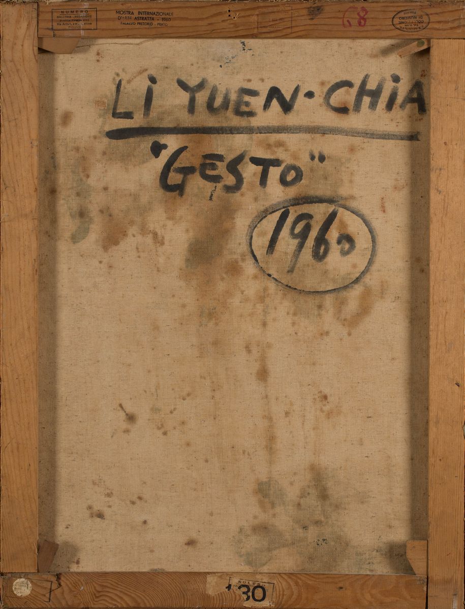 Li Yuan Chia, Gesto - Olio su Tela (1960)