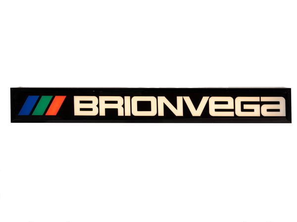 BRIONVEGA ILLUMINATED ADVERTISING SIGN FROM THE 1980s