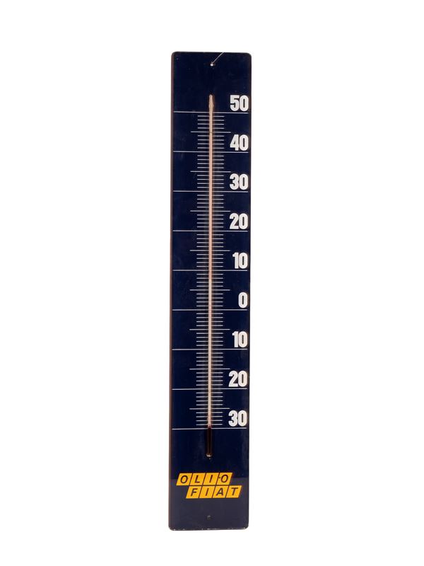 FIAT OIL THERMOMETER ADVERTISING SIGN