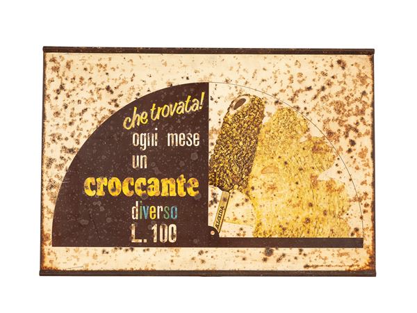 ALGIDA CROCCANTE ADVERTISING SIGN
