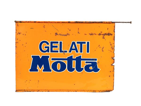 BIFACIAL MOTTA ICE CREAM ADVERTISING SIGN