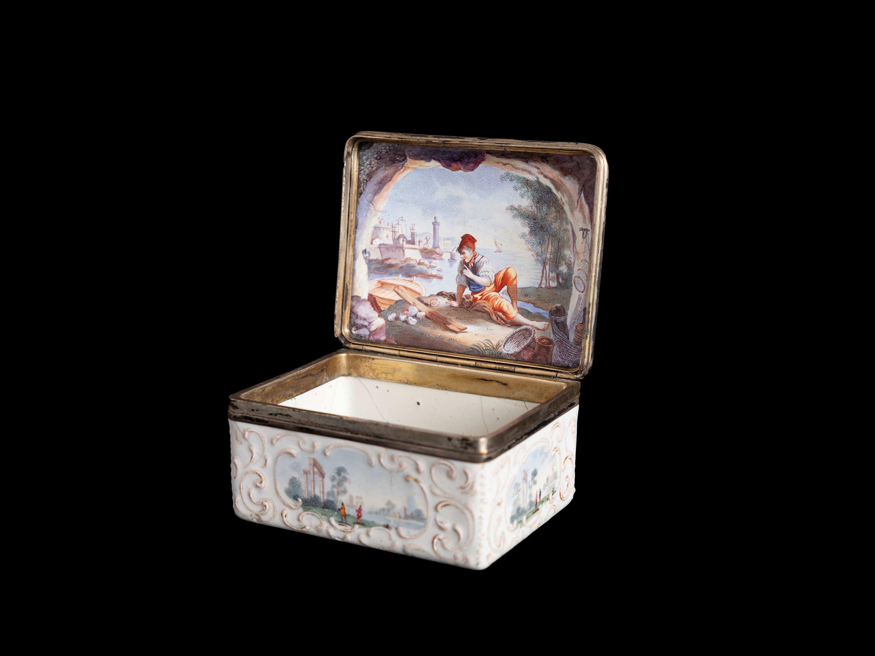 TABACCHIERA IN SMALTO