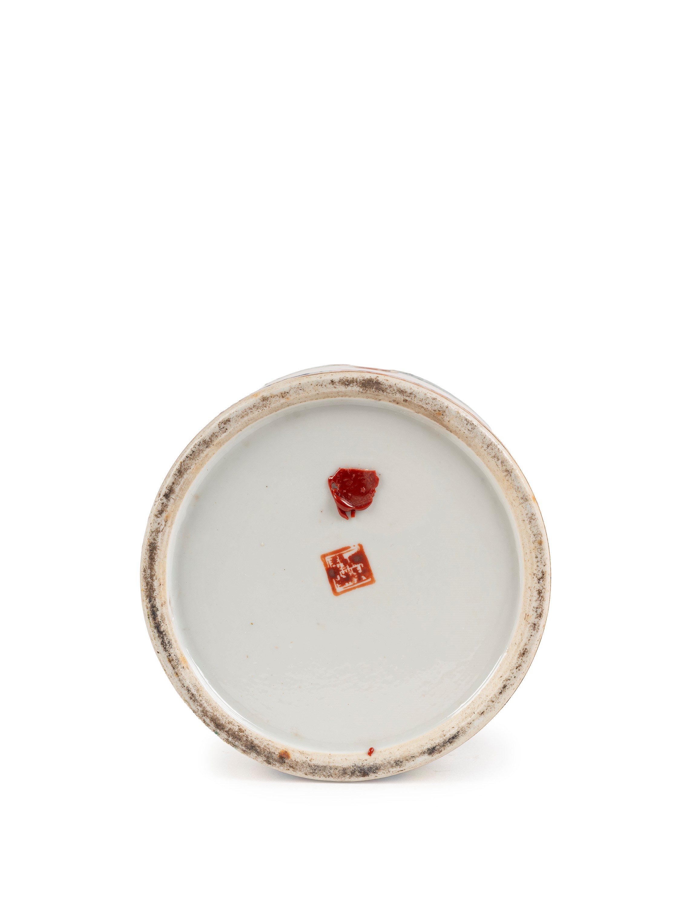 PORTACAPPELLI IN PORCELLANA FAMIGLIA ROSA