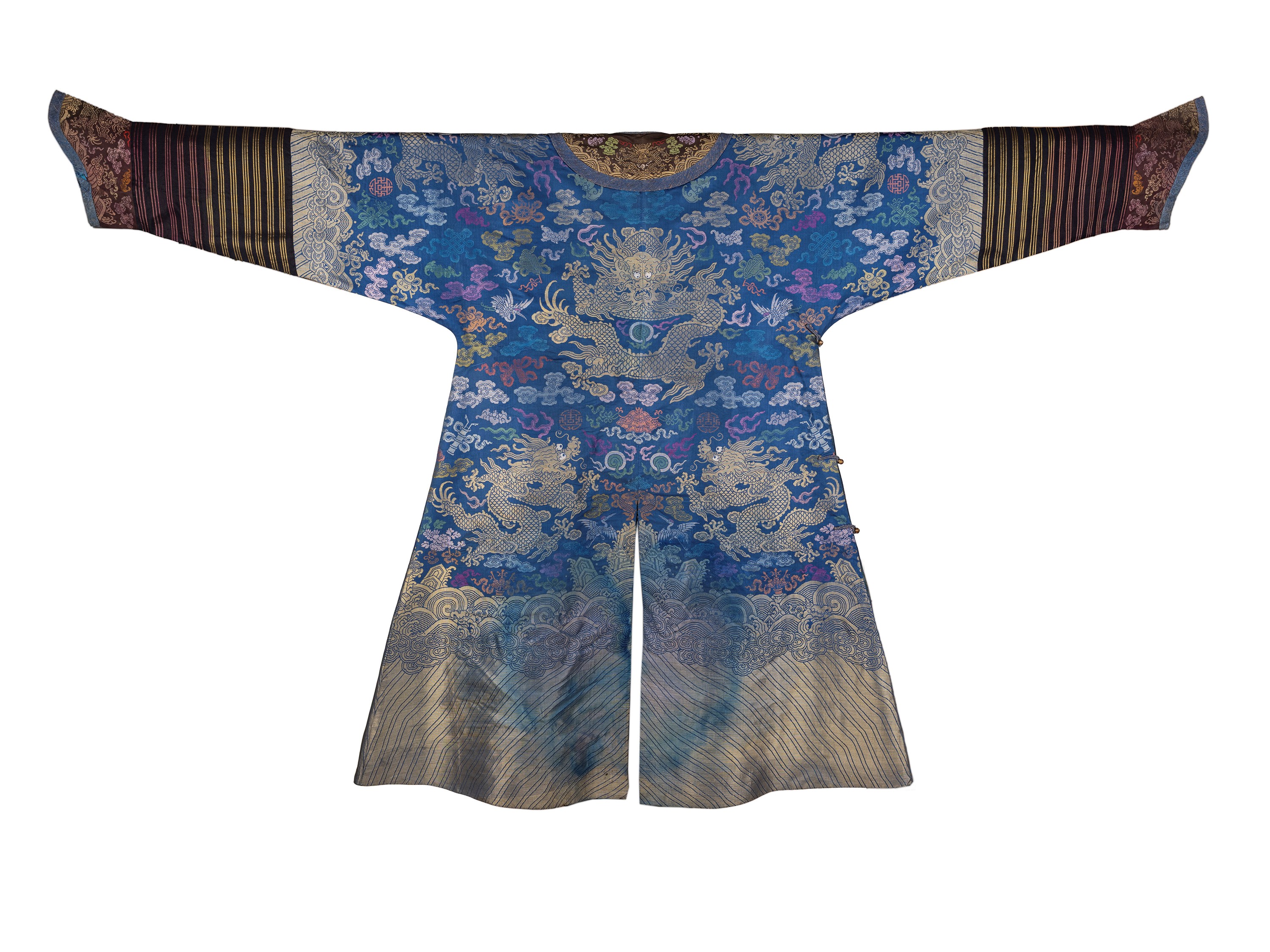 Cina, dinastia Qing (fine XIX secolo), Vestito in broccato di seta