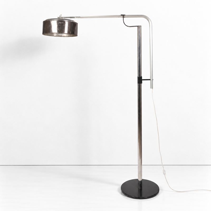 Luci - Lampada da terra con braccio estensibile orientabile, anni ’70 ca.