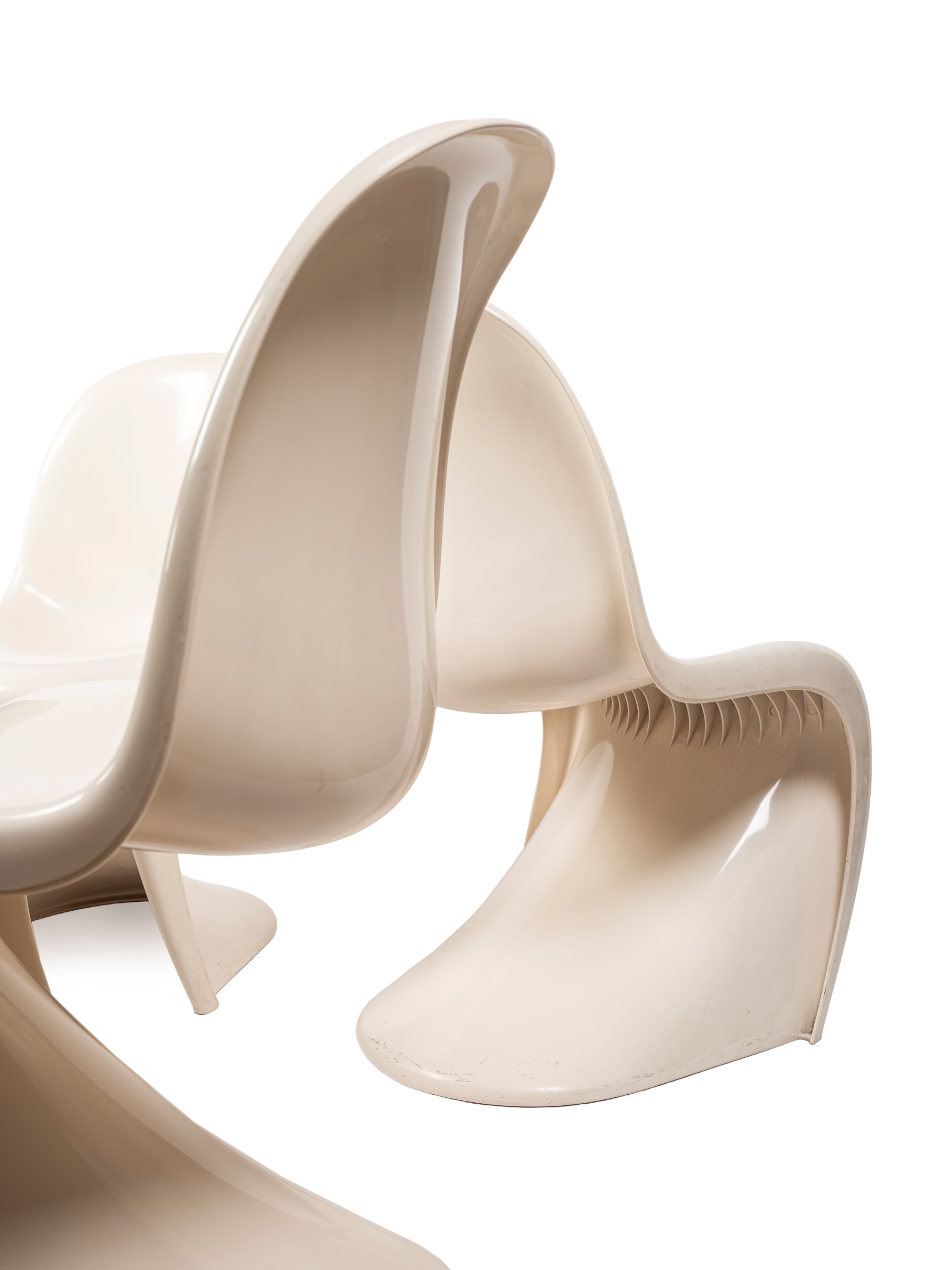 Set di 4 sedie Panton in poliuretano