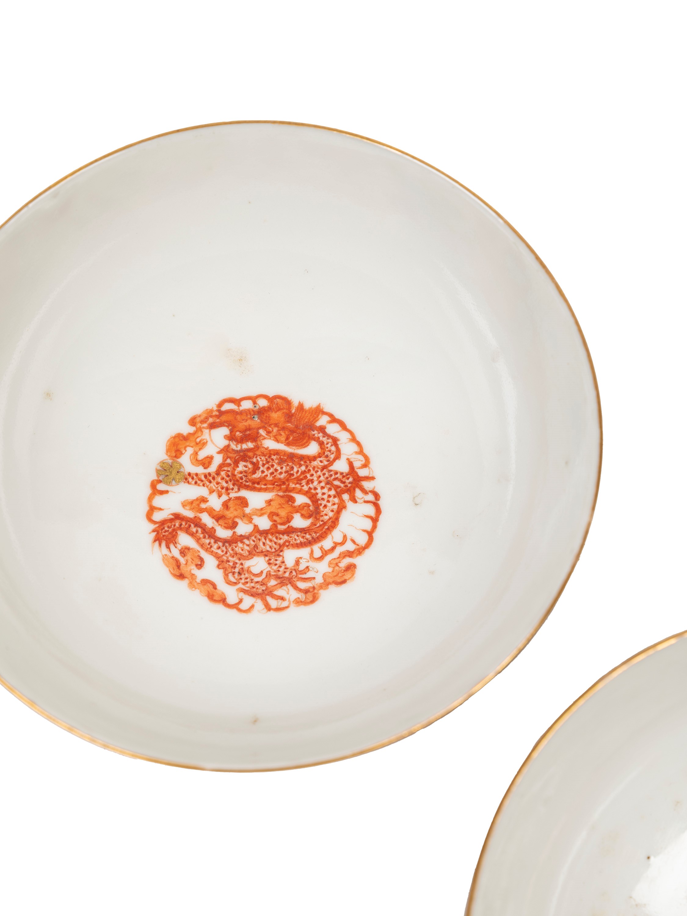 Ciotole in porcellana Famille rose, coppia, marcatura Guangxu (fine dinastia Qing/inizio Repubbli...