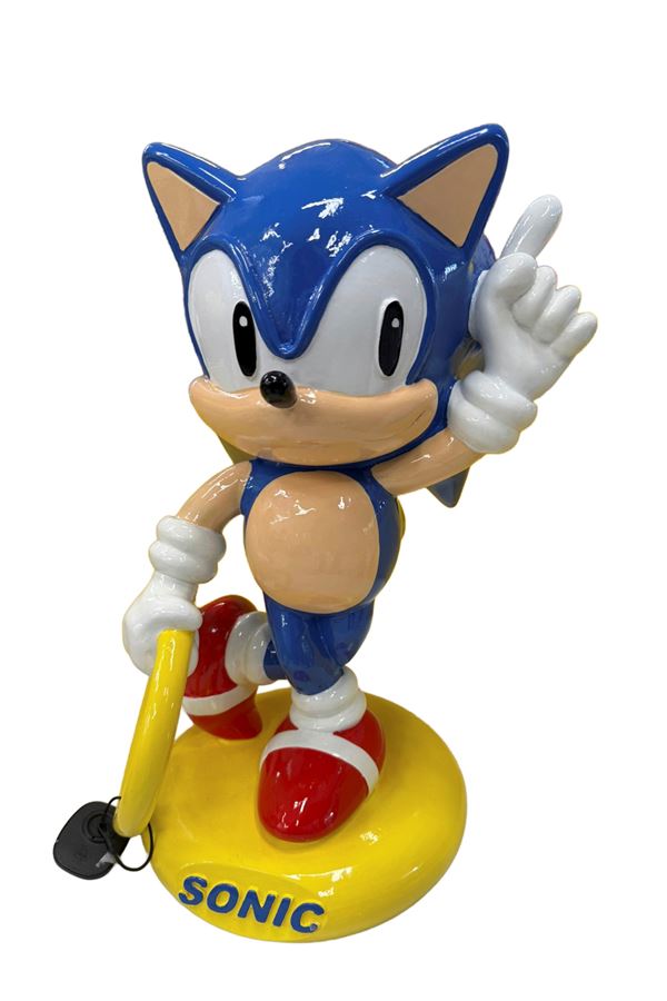 A SONIC ACTION FIGURE