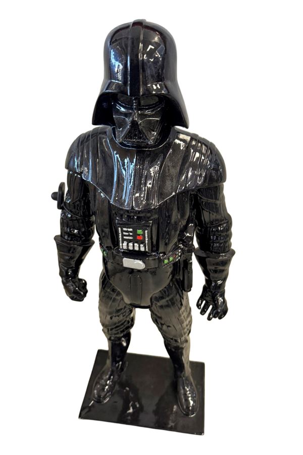 A GIANT DARTH VADER FIGURE
