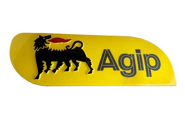 AGIP ENI GAS STATION ADVERTISING SIGN