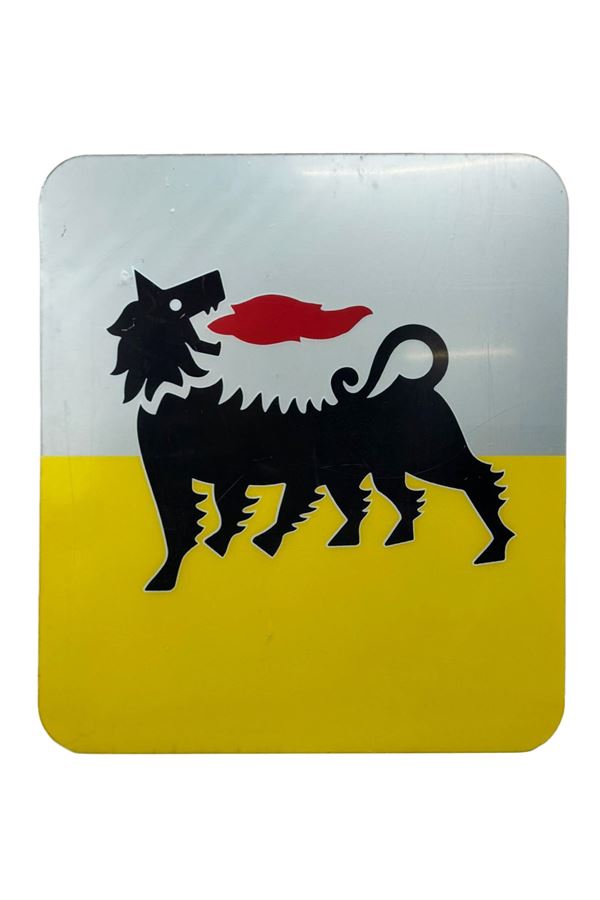 AGIP ENI GAS STATION ADVERTISING SIGN