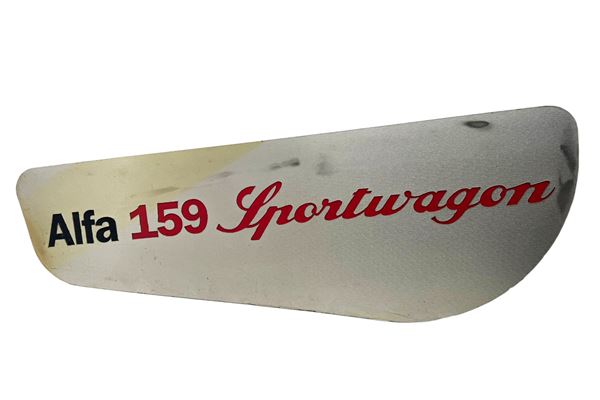 FRONT PANEL OF ALFA ROMEO ALFA 159 SPORTWAGON ADVERTISING SIGN