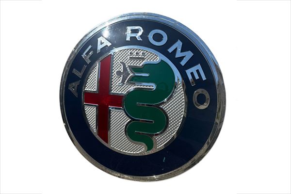 FRONT PANEL OF ALFA ROMEO ADVERTISING SIGN