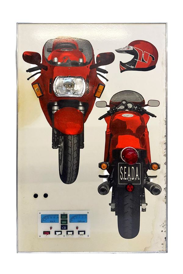 AN ORIGINAL ITALIAN DRIVING SCHOOL SIGN