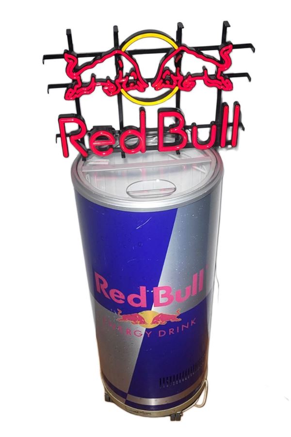 GIANT REDBULL CAN FRIDGE