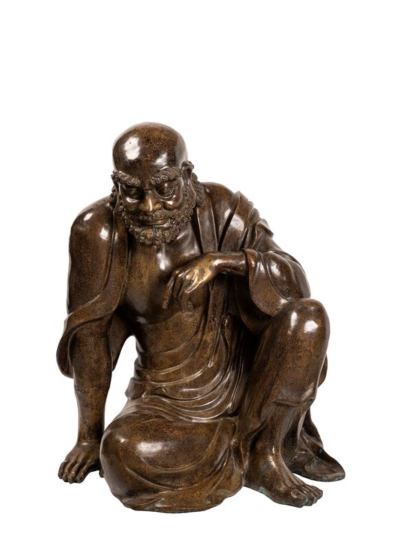 GRANDE SCULTURA IN BRONZO