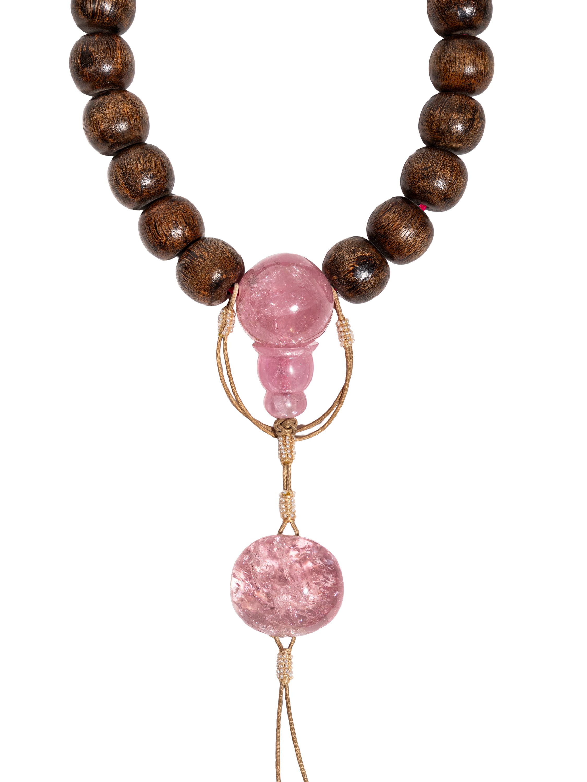 ☼bracciale in Agarwood e Tormalina